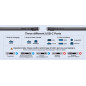 Orico докинг станция Portable Docking station M.2 SATA/NVMe - HDMI, USB3.2-A x 2, USB-C (10Gbps) x 1,USB-C (PD100W), SD/TF - OM2 Orico докинг станция Portable Docking station M.2 SATA/NVMe - HDMI, USB3.2-A x 2, USB-C (10Gbps) x 1,USB-C (PD100W), SD/TF - OM2