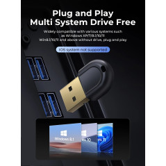 Orico блутут адаптер Bluetooth 5.3 USB adapter, black - BTA-53-BK