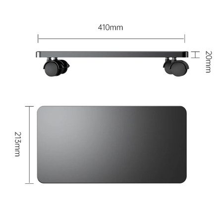 Orico поставка за компютър PC Stand - Computer Bracket - Water Resistant, Black - CPB6-BK