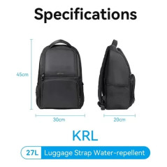 Vention Laptop Backpack 15.6", Waterproof - KRLB0
