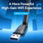 Vention безжичен адаптер WiFi USB adapter Dual Band, 650Mbps, Black - KDTB0 Vention безжичен адаптер WiFi USB adapter Dual Band, 650Mbps, Black - KDTB0