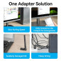 Vention безжичен адаптер WiFi USB adapter Dual Band, 650Mbps, Black - KDTB0 Vention безжичен адаптер WiFi USB adapter Dual Band, 650Mbps, Black - KDTB0