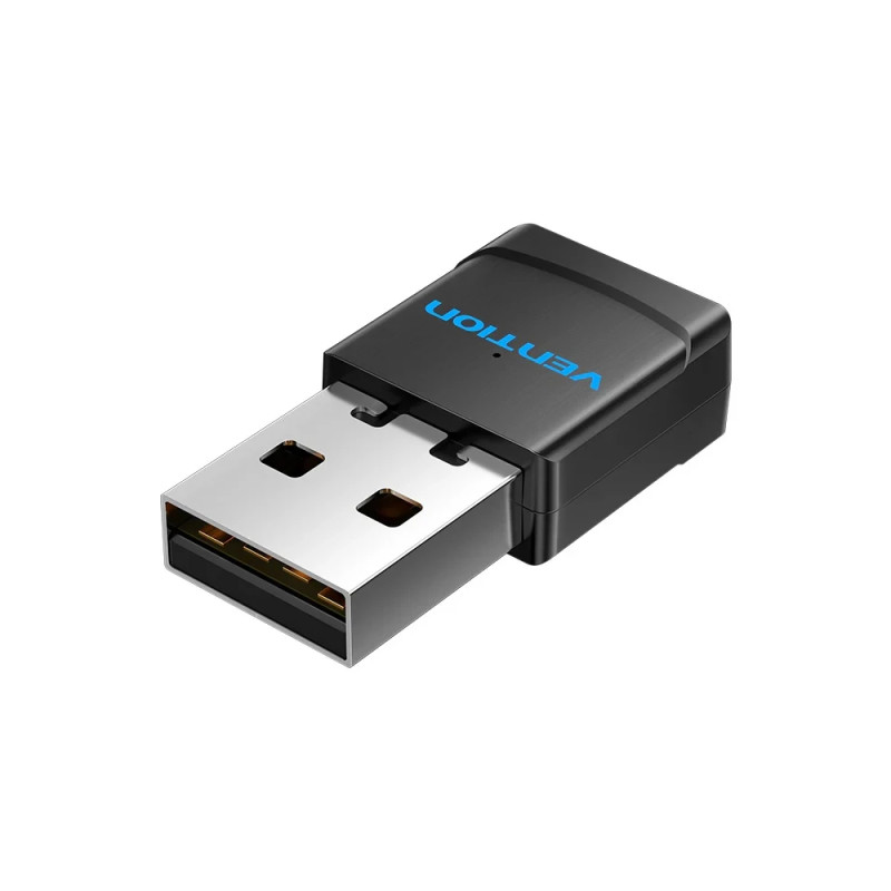 Vention безжичен адаптер WiFi USB adapter Dual Band, 650Mbps, Black - KDSB0 Vention безжичен адаптер WiFi USB adapter Dual Band, 650Mbps, Black - KDSB0
