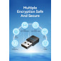 Vention безжичен адаптер WiFi USB adapter Dual Band, 650Mbps, Black - KDSB0 Vention безжичен адаптер WiFi USB adapter Dual Band, 650Mbps, Black - KDSB0