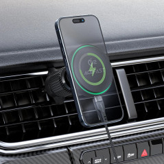 Acefast Стойка за телефон за кола Car phone holder - for Air vent, Magnetic Qi2 Wireless Charging - D33 Qi2 - Black
