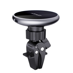 Acefast Стойка за телефон за кола Car phone holder - for Air vent, Wireless Magnetic Wireless Charging - D3 - Silver