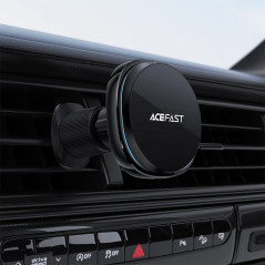 Acefast Стойка за телефон за кола Car phone holder - for Air vent, Wireless Magnetic Wireless Charging - D31 - Black