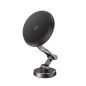 Acefast Зареждаща стойка за телефон за кола Car phone holder - MAG-Charging 15W, Metal, Magnetic Ring, 360 deg, Foldable - D30 -