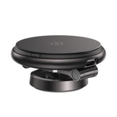Acefast Зареждаща стойка за телефон за кола Car phone holder - MAG-Charging 15W, Metal, Magnetic Ring, 360 deg, Foldable - D30 -