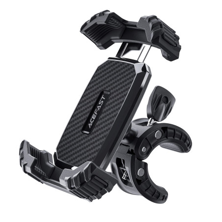Acefast Стойка за телефон за колело Bicycle phone holder - Anti-skid, Shock-Absorbing - D23 - Black