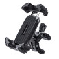 Acefast Стойка за телефон за колело Bicycle phone holder - Anti-skid, Shock-Absorbing - D23 - Black