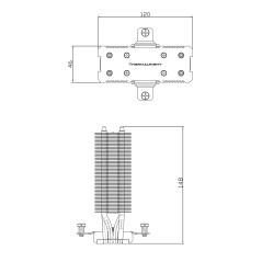 Thermalright охладител CPU Cooler Assassin X 120 Refined SE ARGB - LGA1851/LGA1700/AM5