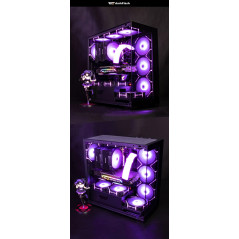 Darkflash кутия Case ATX - DS900 Black - 7 x 120 mm A-RGB fans included, USB-C