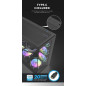 Darkflash кутия Case ATX - DS900 Black - 7 x 120 mm A-RGB fans included, USB-C