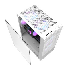 Darkflash кутия Case ATX - A290 White - 3 x 120 mm RGB fans included