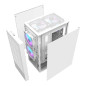 Darkflash кутия Case ATX - A290 White - 3 x 120 mm RGB fans included