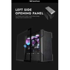 Darkflash кутия Case ATX - DS900 Mesh Black - 4 x 120 mm A-RGB fans included