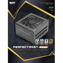 Darkflash захранване PSU ATX 3.1 1050W Gold, Full Modular, PCIe 5.1 - PMT1050 A3