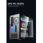 Darkflash кутия Case mATX - DS900M Black - 6 x 120 mm Infinity Mirror A-RGB
