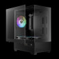 Gamdias кутия Case mATX - AURA GC9M Elite - 3 x 120 mm A-RGB, USB-C, Tempered Glass