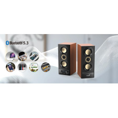 Genius тонколони Speakers 2.0 - SP-HF800BT - 20W RMS, Bluetooth 5.3, Wood