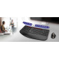 Genius клавиатура Ergonomic Keyboard Ergo KB-700 Black - Copilot, Split Wave Design, Palm Rest