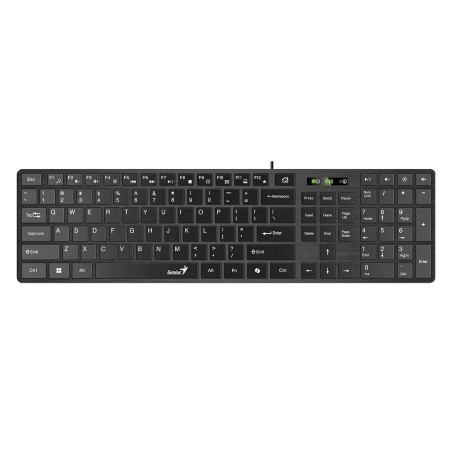 Genius клавиатура Slim Keyboard SlimStar 126 Black - Copilot, Low profile Chocolate