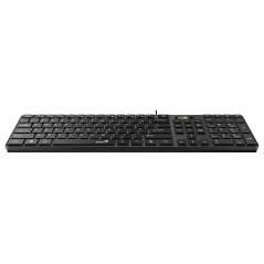 Genius клавиатура Slim Keyboard SlimStar 126 Black - Copilot, Low profile Chocolate