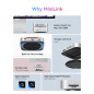 Orico докинг станция SSD Docking station M.2 NVMe - USB-C(10Gbps) x 1, USB3.2 x 2, USB2.0 x 2, M.2 x 1, Audio, SD/TF 4.0 - MiniL