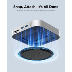 Orico докинг станция SSD Docking station M.2 NVMe - USB-C(10Gbps) x 1, USB3.2 x 2, USB2.0 x 2, M.2 x 1, Audio, SD/TF 4.0 - MiniL