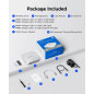 Orico докинг станция SSD Docking station M.2 NVMe - USB-C(10Gbps) x 1, USB3.2 x 2, USB2.0 x 2, M.2 x 1, Audio, SD/TF 4.0 - MiniL