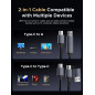 Orico докинг станция Storage - HDD/M.2 Dock - 2 BAY Offline Clone 2.5/3.5/M.2 NVMe USB-C/USB-A - IT28E-C-EU-GY
