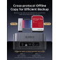 Orico докинг станция Storage - HDD/M.2 Dock - 2 BAY Offline Clone 2.5/3.5/M.2 NVMe USB-C/USB-A - IT28E-C-EU-GY