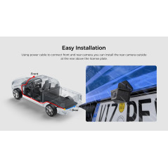 VIOFO водоустойчива камера за заден ход Waterproof Rear Camera - RWC200 - 2K Quad HD, 9.5m cable included|Видеорегистратори|VIOFO|183,33 лв.