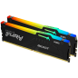 Kingston DRAM 32GB 5200MT/s DDR5 CL40 DIMM (Kit of 2) FURY Beast RGB XMP
