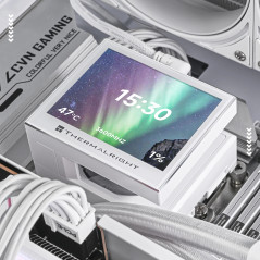 Thermalright водно охлаждане Water Cooling Stream Vision 360 White - 3.5 inch Full Color LCD Display