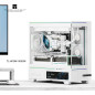 Thermalright кутия Case mATX - TL-M10 White - 9.16 inch LCD Display, USB-C