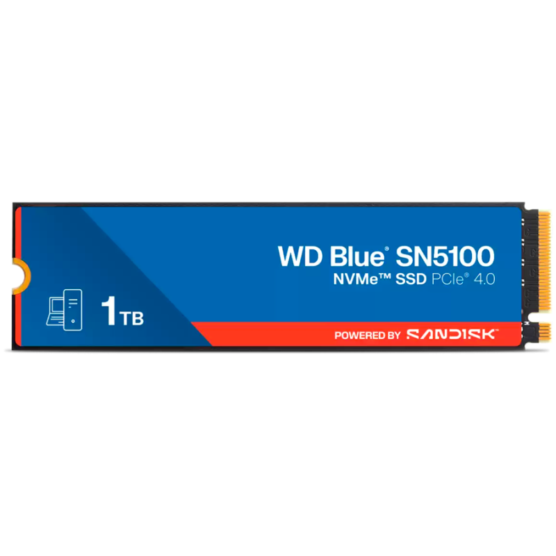 SSD SanDisk Blue SN5100 1TB M.2 2280 PCIe 4.0 NVMe QLC 3D