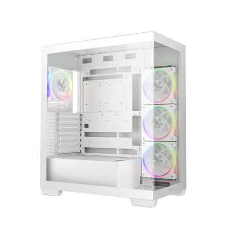 DeepCool кутия Case ATX - CG580 4F WH V2