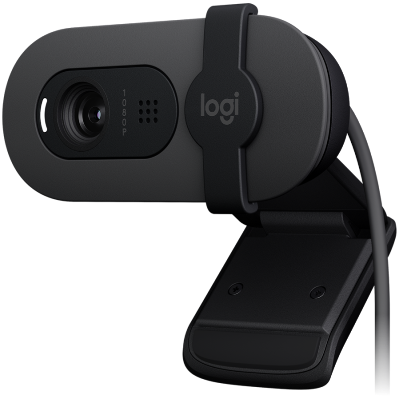 LOGITECH Brio Webcam 105 Full HD 1080p - GRAPHITE - USB LOGITECH Brio Webcam 105 Full HD 1080p - GRAPHITE - USB