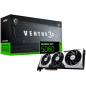 MSI Video Card NVIDIA GeForce RTX 5060 8G VENTUS 3X OC, 8GB GDDR7, 128-bit, 2550 MHz Boost, 3840 CUDA Cores, PCIe 5.0 (x8), 3x D