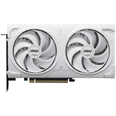 MSI Video Card NVIDIA GeForce RTX 5060 Ti 16G VENTUS 2X OC WHITE PLUS, 16GB GDDR7, 128-bit, 2602 MHz Boost, 4608 CUDA Cores, PCI
