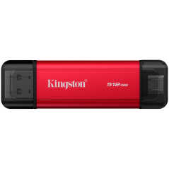 Kingston 512GB Dual USB-A/C Portable SSD, Up to 1050MB/s USB 3.2 Gen 2