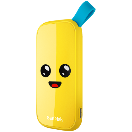 SANDISK Fortnite portable SSD, Peely Edition,4x6 Box