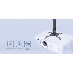 Gembird Стойка за таван за проектор Projector Ceiling Mount - CM-B-01