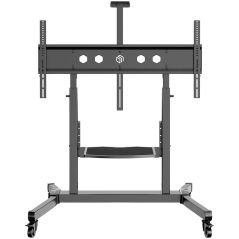 ONKRON Mobile TV Stand Rolling TV Cart for 50 to 100-Inch Screens up to 120 kg, black