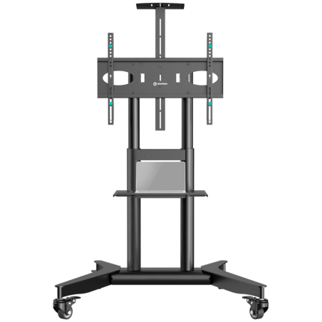 ONKRON Mobile TV stand for 32"-75" up to 50 kg, black