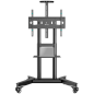 ONKRON Mobile TV stand for 32"-75" up to 50 kg, black
