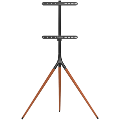 ONKRON Tripod Easel TV Stand for 32” – 65 Inch LED LCD OLED Screens up to 35 kg, Black