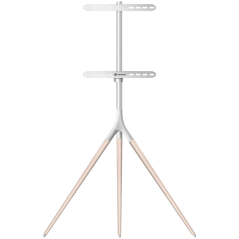 ONKRON Tripod Easel TV Stand for 32” – 65 Inch LED LCD OLED Screens up to 35 kg, White